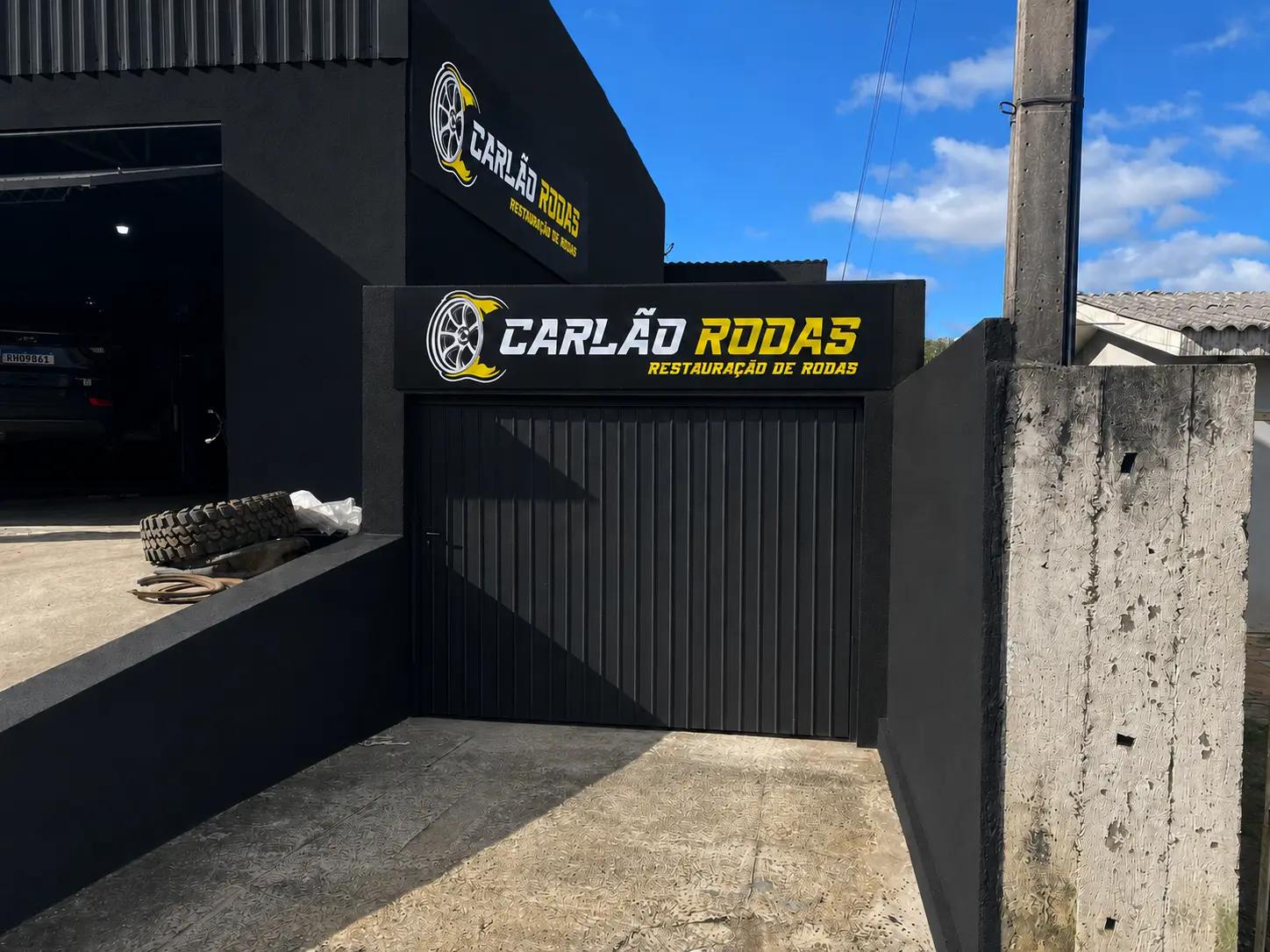 Fachada atual da Carlão Rodas em Guarapuava